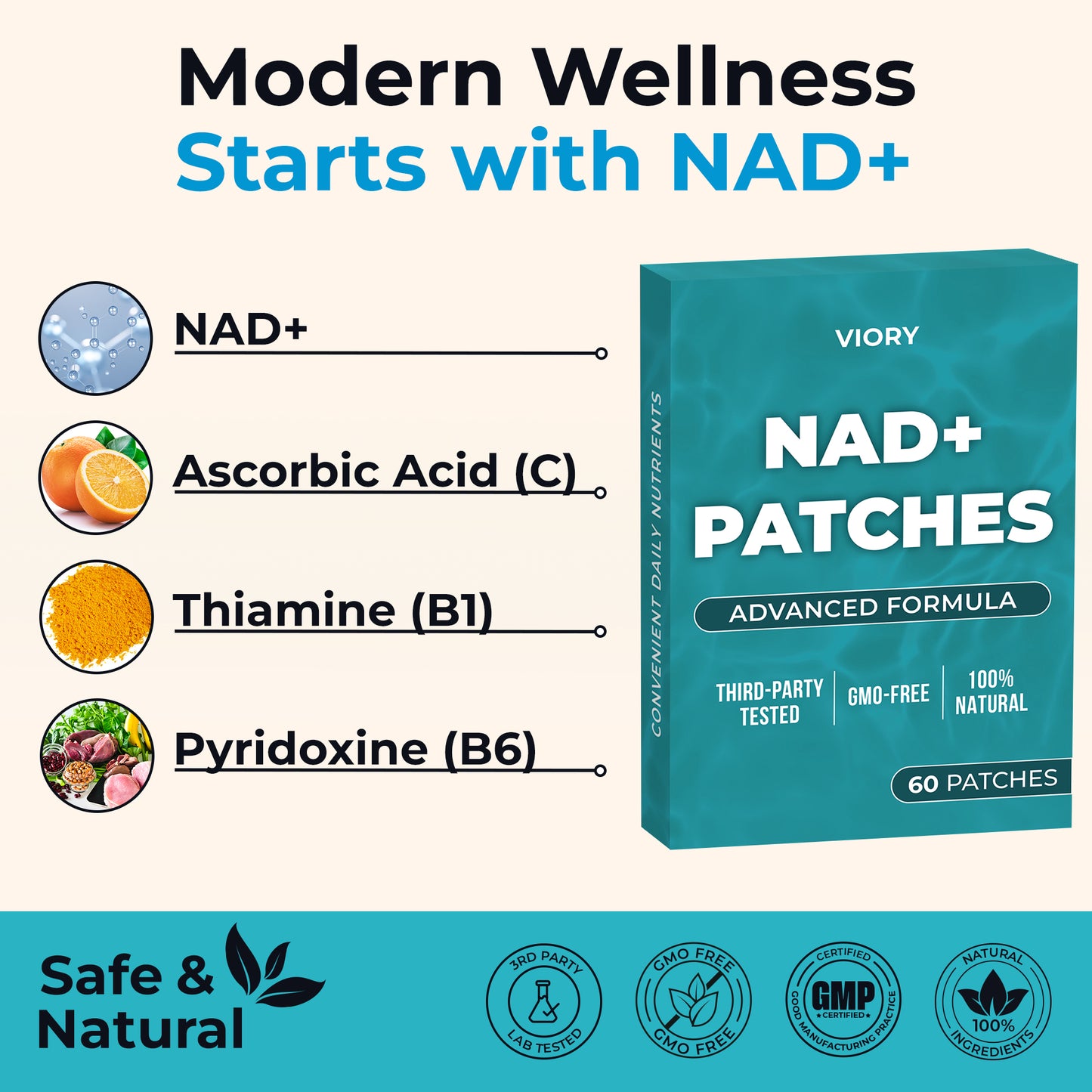 NAD+ Patches