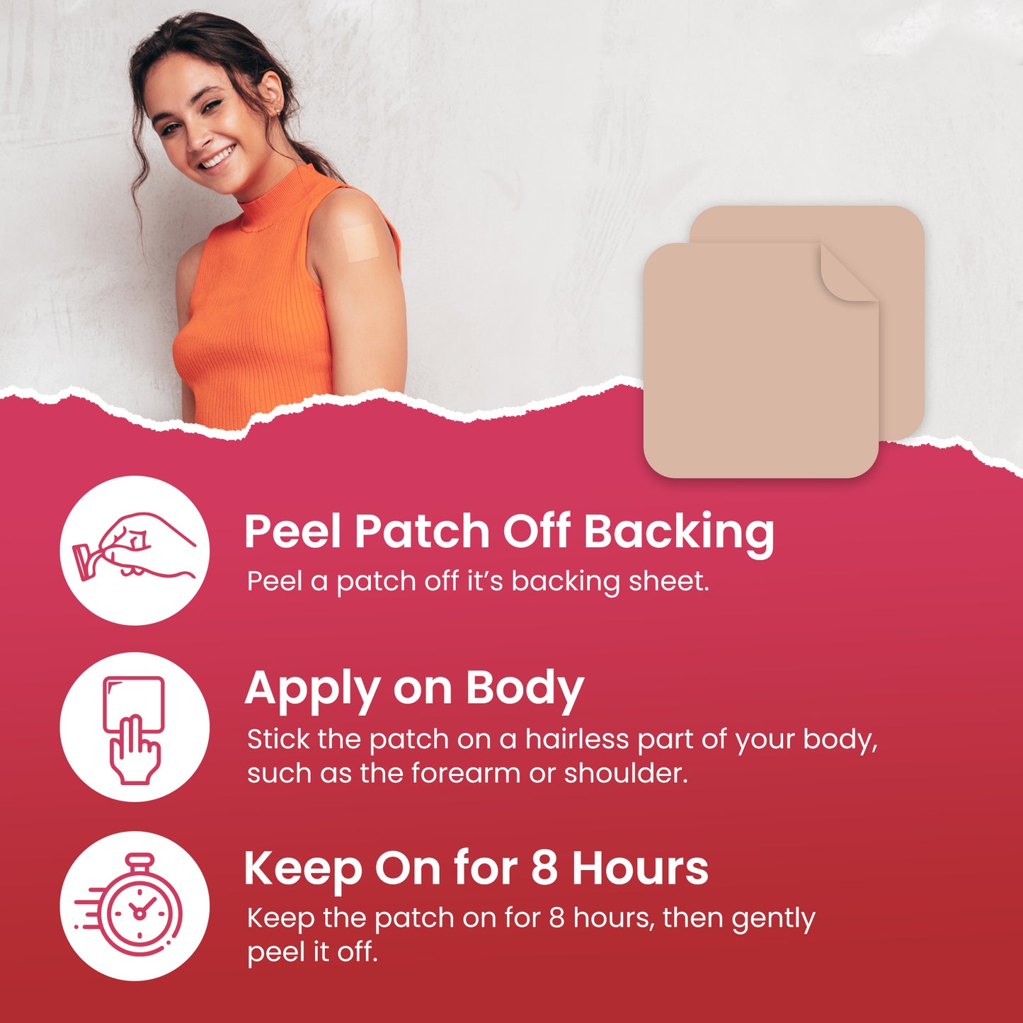 Vitamin D3 + K2 Patches